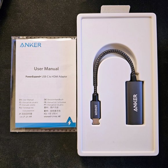 Anker USB C to HDMI Adapter, EUC, original box and manual (4K@60Hz) - Picture 2 of 4